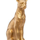 Statuette panthère dorée