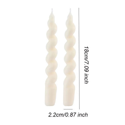 Duo Bougies Spirales - Twist Chic