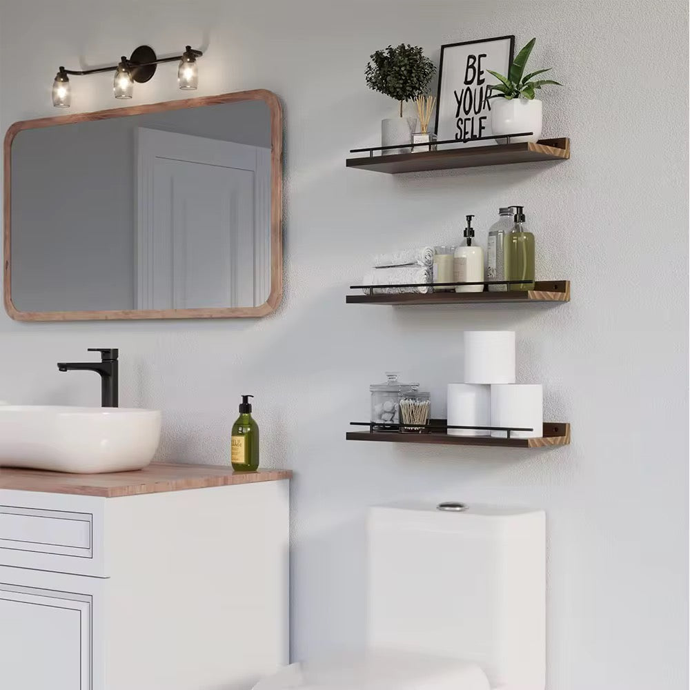 Trio étagères scandinaves