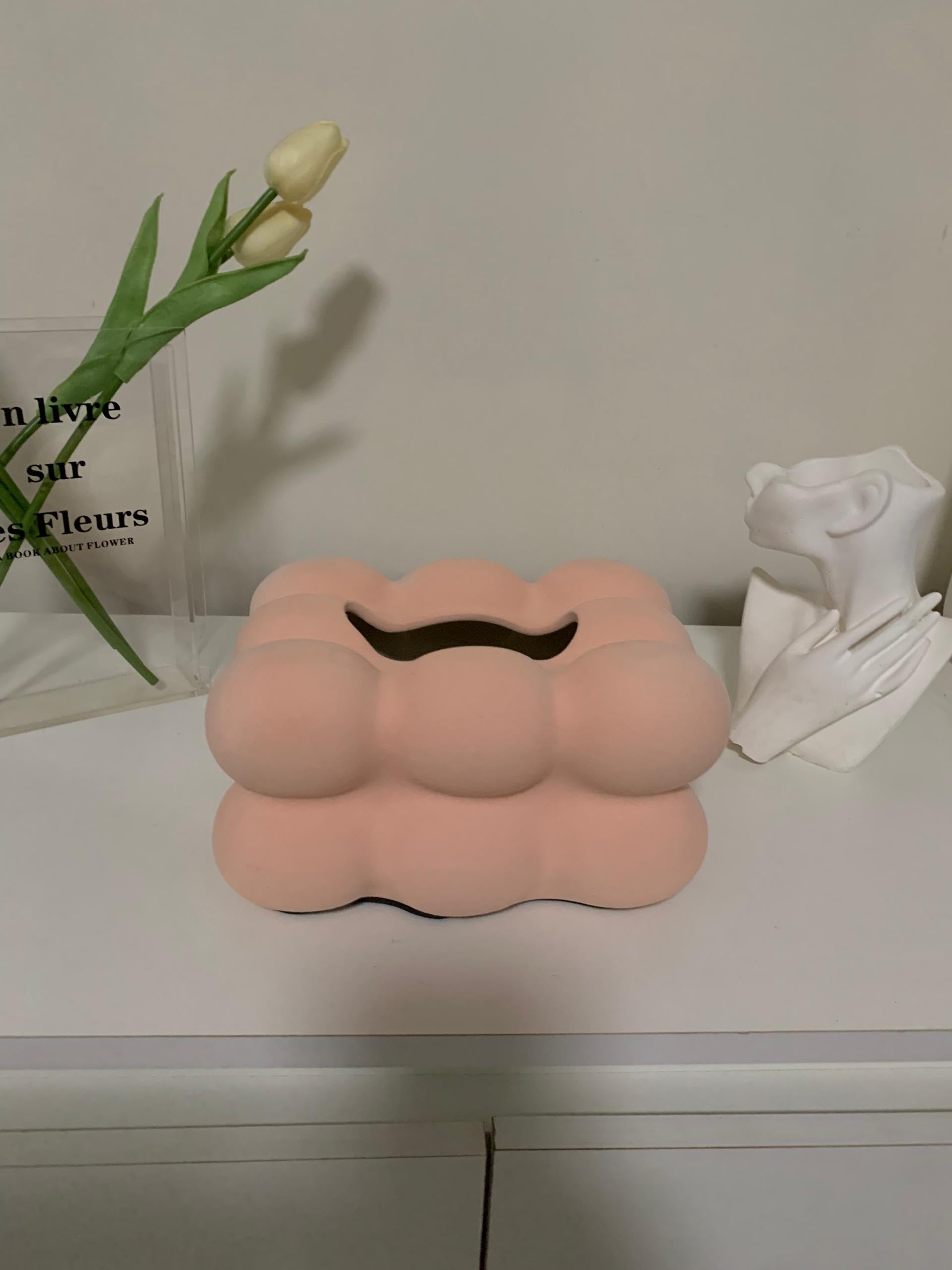 Distributeur de mouchoir bulle granit