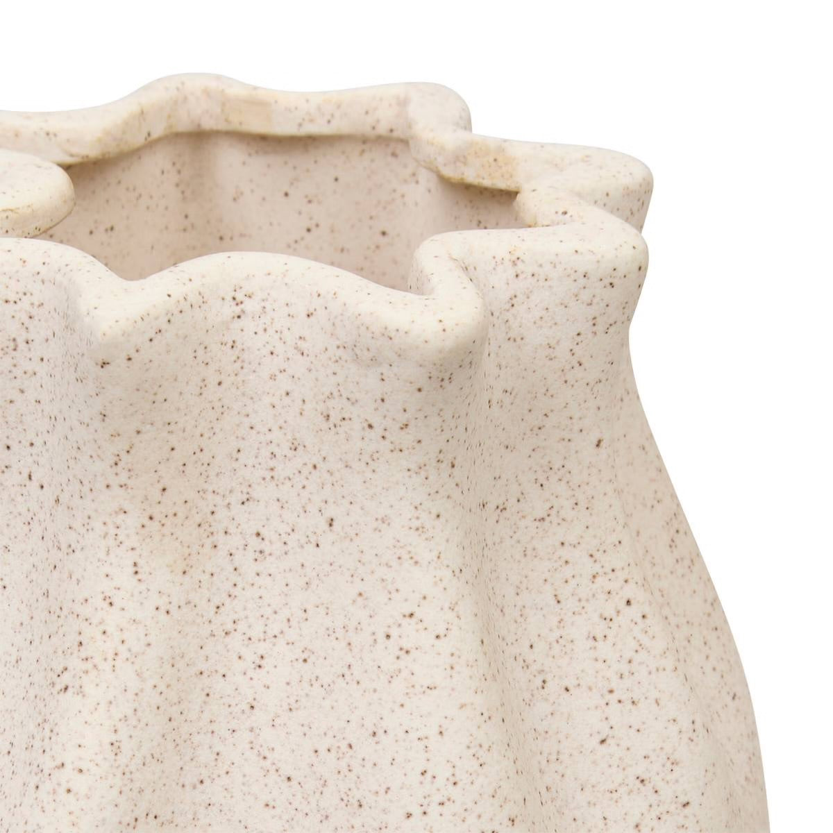 Vase en céramique Grigor beige