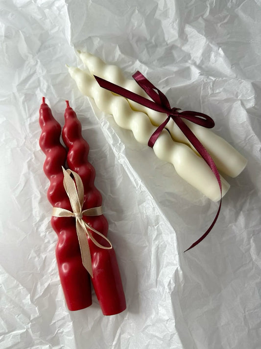 Duo Bougies Spirales - Twist Chic