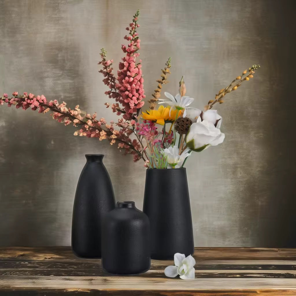 Trio vases minimalistes