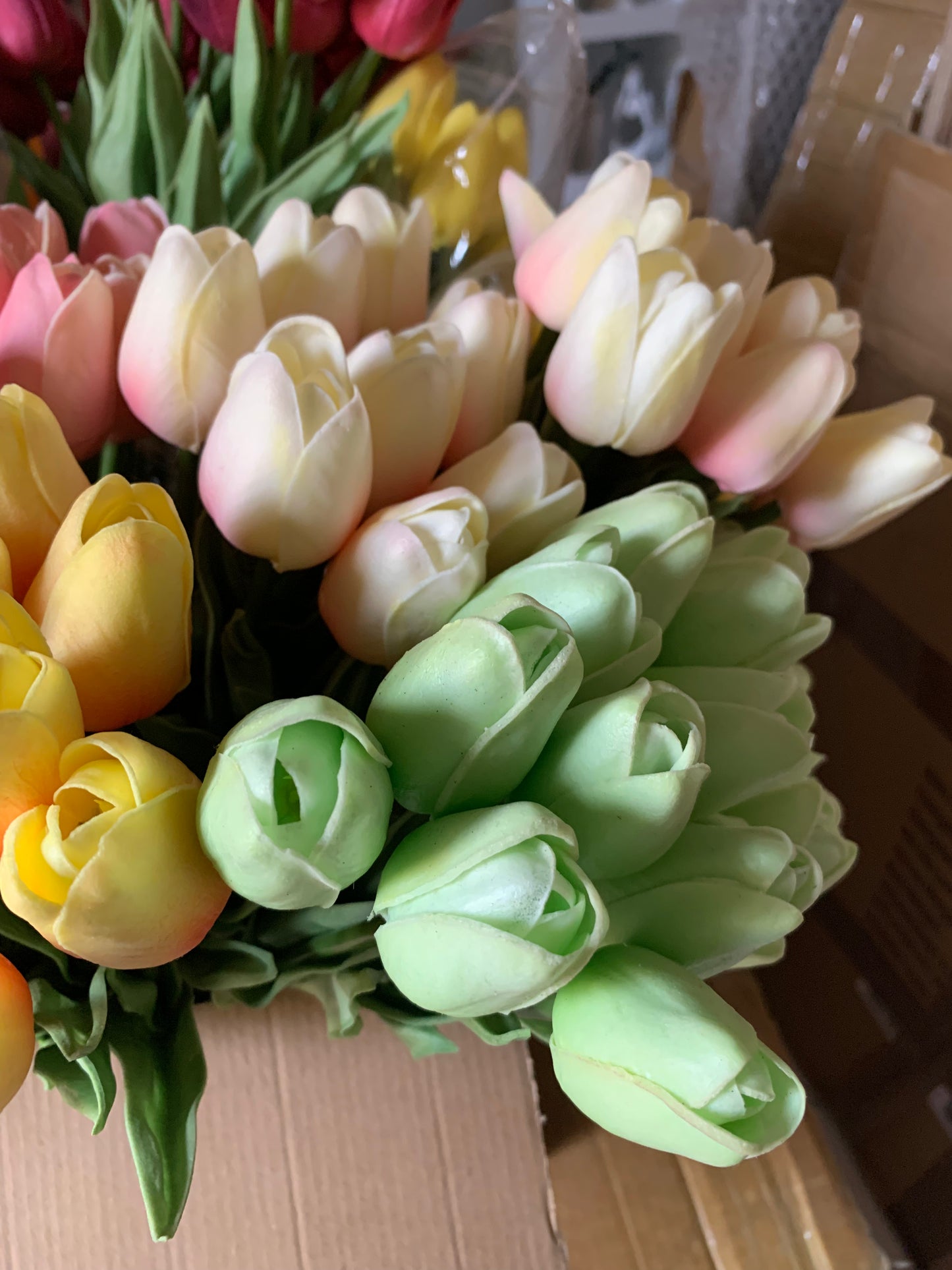Fleurs de tulipes artificielles 10pcs