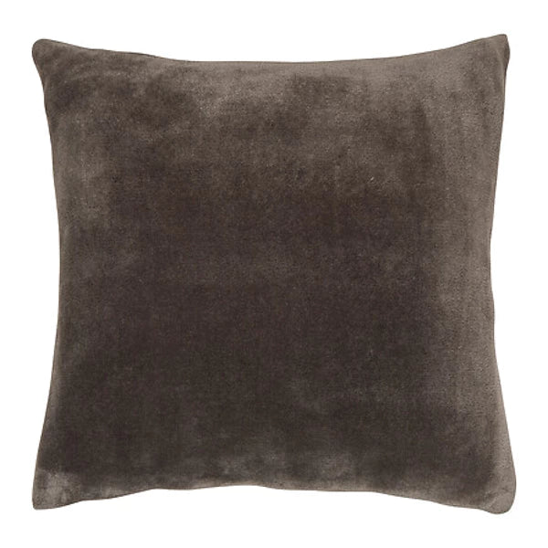 Coussin flanelle uni 38x38 cm